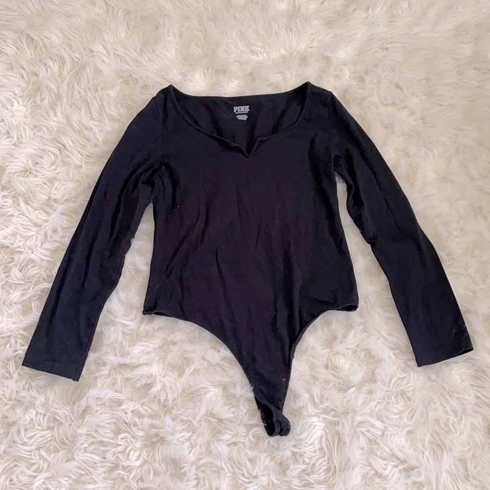 New Pink Victoria’s Secret Bodysuit size L.